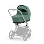 Cos Priam Lux Carry Cot R Leaf Green -verde deschis CYBEX - imagine 2
