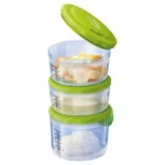 CHICCO Container-recipient ermetic pentru mincare 6M+ 3buc - imagine 2