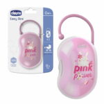 CHICCO Container-boxa pentru 2 suzete PINK
