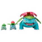 Set 3 Figurine Select Evolution (Bulbasaur, Ivysaur and Venusaur ) POKEMON JAZWARES - imagine 2
