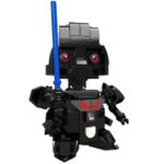 CONSTRUCTOR FIGURINA BLACK SOLDIER HEROES BRICKS NICE
