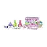 Set de unghii Super Girl Nail Art in cutie metalica MARTINELIA - imagine 2