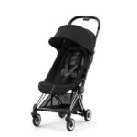 Carucior plimbare Coya Chrome Dark Brown -negru CYBEX