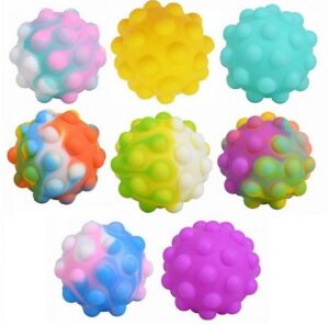 Jucarie antistres minge Poptrix Popper 6,5cm Fidget toys - imagine 2