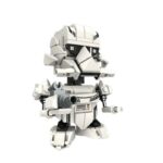 CONSTRUCTOR FIGURINA WHITE SOLDIER HEROES BRICKS NICE