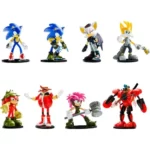 Set figurine SONIC -8 buc PMI - imagine 2
