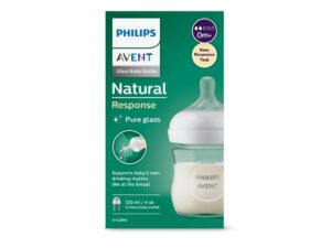 Avent Biberon Natural Response din sticla tetina din silicon 120ml 0m+ - imagine 2
