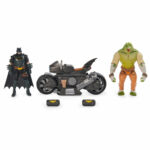 Batman Batcycle and Killer Croc