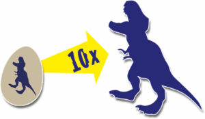 Jucarie ou de dinozaur care creste in apa x2 SES — изображение 5