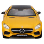 Macheta auto Mercedes-AMG GT, galben, Bburago 1:32 - imagine 4