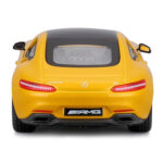 Macheta auto Mercedes-AMG GT, galben, Bburago 1:32 - imagine 5