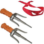 Set echipament cu pumnalul lui Raphael Testoasele Ninja seria Movie III TMNT