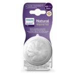 Avent Tetina Natural Response din silicon 0m+ 2 buc debit 2