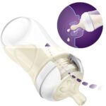 Avent Biberon Natural Response din plastic tetina din silicon 260ml Jirafa 1m+ — изображение 4