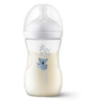 Avent Biberon Natural Response din plastic tetina din silicon 260ml Koala 1m+