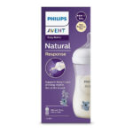 Avent Biberon Natural Response din plastic tetina din silicon 260ml Koala 1m+ - imagine 2