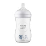 Avent Biberon Natural Response din plastic tetina din silicon 260ml Koala 1m+ - imagine 3