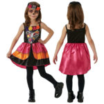 Costum Sugarskull ziua mortilor mar. 9-10 ani RUBIES — изображение 3