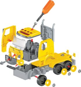 Masina de constructie Excavator,sun/lum Funky Toys - imagine 3