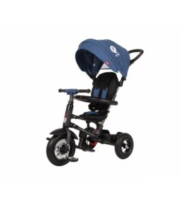 Tricicleta pliabila Rito cauciuc (albastru)Qplay