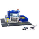Set de joc transport POLICE STATION Hot Wheels MATTEL