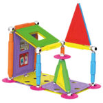 Set de constructie magnetic HOUSE 55 piese Supermag — изображение 4