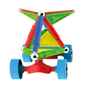 Set de constructie magnetic WHEELS 40 piese Supermag — изображение 3