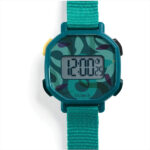 Ceas de mana digital Green Snakes Djeco