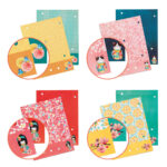 Set DIY moristi de vant, modele cu flori Djeco - imagine 4