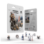 Puzzle Mini 40 "Lighthouse" Piecezz - imagine 5