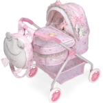 Carucior Maria 56cm - roz DeCuevas - imagine 2