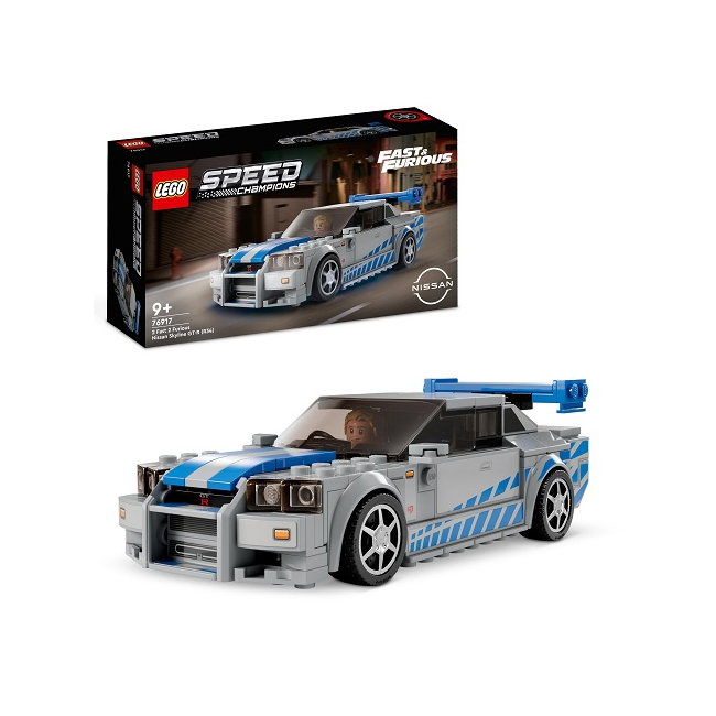 Nissan Skyline GT R R34 Mai furios mai iute SPEED LEGO 76917 Toys Toys