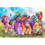 Puzzle - "100" - Funny Ponies / Hasbro, My Little Pony Trefl - imagine 3
