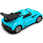 Masina cu telecomanda Spray Car- Sport (albastru, 1:24, cu efecte luminoase si de fum) - imagine 3
