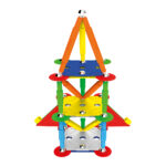 Set de constructie magnetic MULTICOLOR 60 piese Supermag — изображение 3