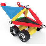 Set de constructie magnetic WHEELS 30 piese Supermag — изображение 2