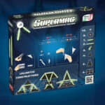 Set de constructie magnetic GLOW 45 piese Supermag — изображение 5