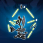 Set de constructie magnetic GLOW 45 piese Supermag — изображение 4