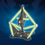 Set de constructie magnetic GLOW 45 piese Supermag — изображение 2