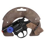 PISTOL Revolver 8 cartusi negru (plastic) GONHER - imagine 5