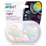 Suzeta din silicon Girl 0-6m 2 buc Avent