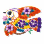 Set de creatie Colaje din pompoane - Atelier DJECO — изображение 3