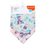 Barbite cu doua straturi (2 buc) 0+ FLORAL BabyOno - imagine 2