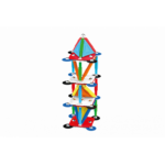 Set de constructie magnetic MULTICOLOR 85 piese Supermag - imagine 3