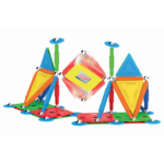 Set de constructie magnetic MULTICOLOR 85 piese Supermag - imagine 2