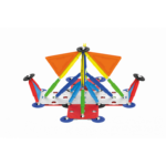 Set de constructie magnetic MULTICOLOR 85 piese Supermag - imagine 5