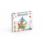 Set de constructie magnetic MULTICOLOR 45 piese Supermag