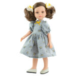 Imbracaminte Rochie (FABI )cu flori - 32 CM Paola Reina — изображение 2