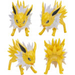 Set 4 Figurine Select Evolution Eevee, Jolteon, Vaporeon, Flareon POKEMON JAZWARES - imagine 5
