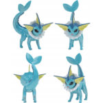 Set 4 Figurine Select Evolution Eevee, Jolteon, Vaporeon, Flareon POKEMON JAZWARES - imagine 6